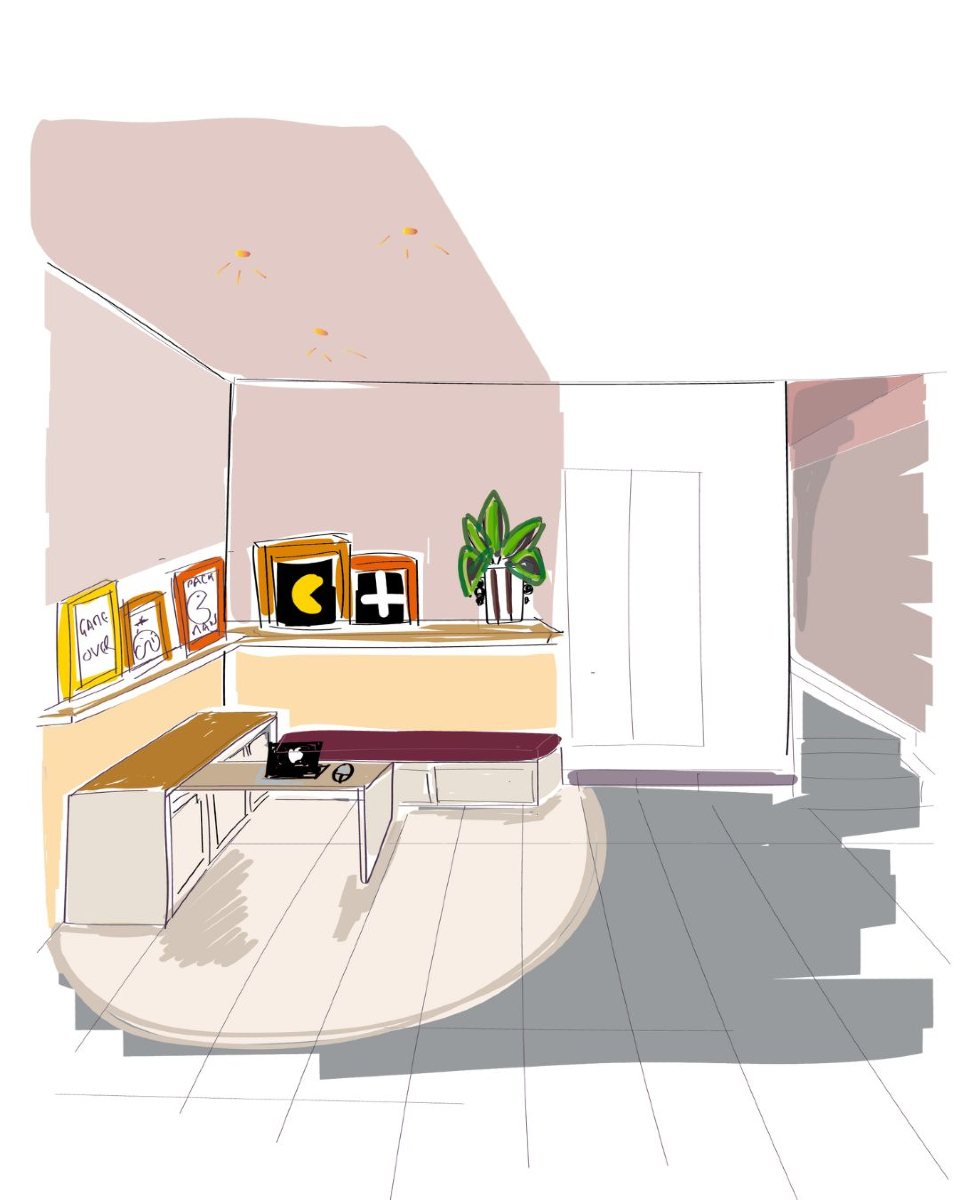 Esquisse décoration intérieure